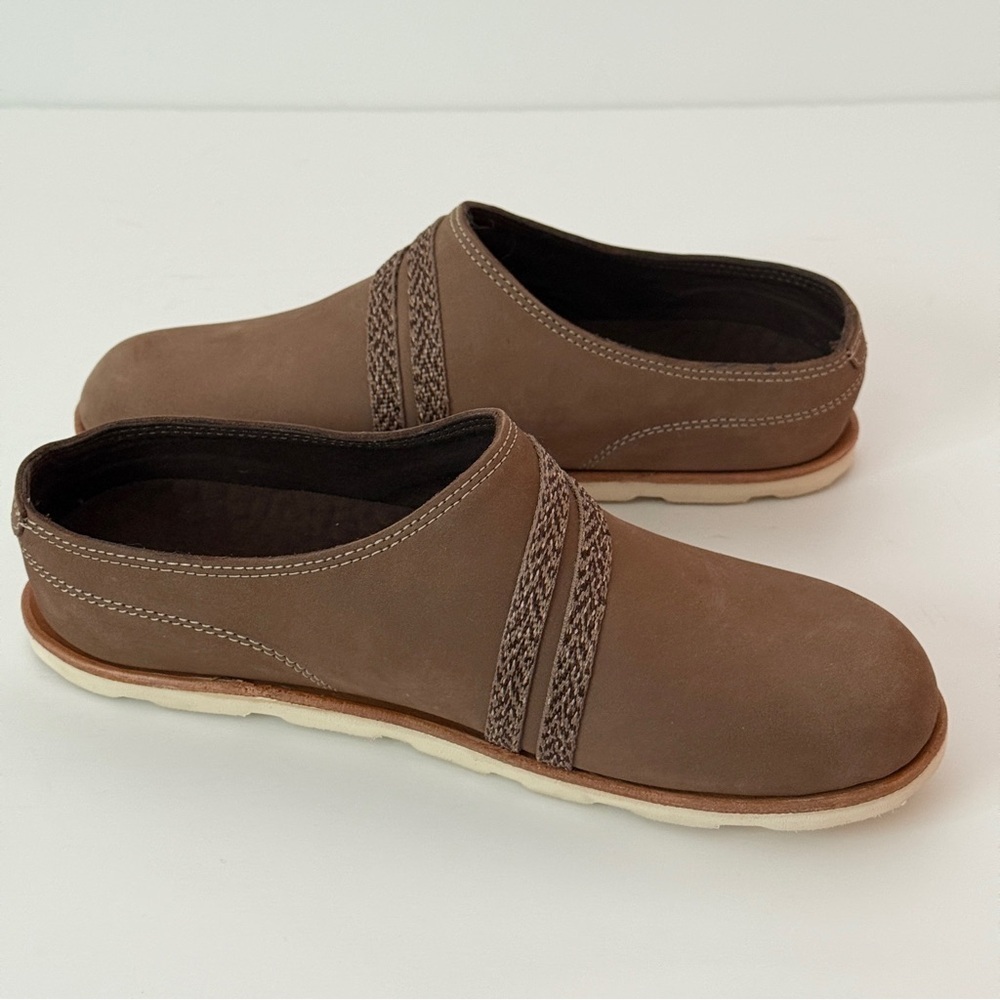 Chaco Harper Slide Caribou Nubuck Leather Slip On Mule Women J106372 Size 6.5 - Picture 2 of 9